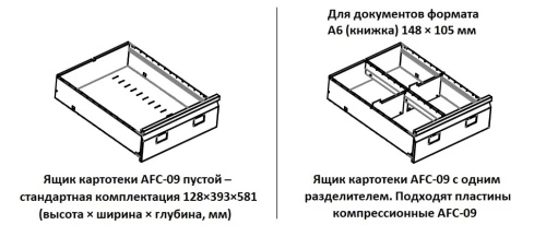 Картотечный шкаф Практик AFC-09