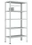 Стеллаж металлический Титан МС-750 2300x700x600/6
